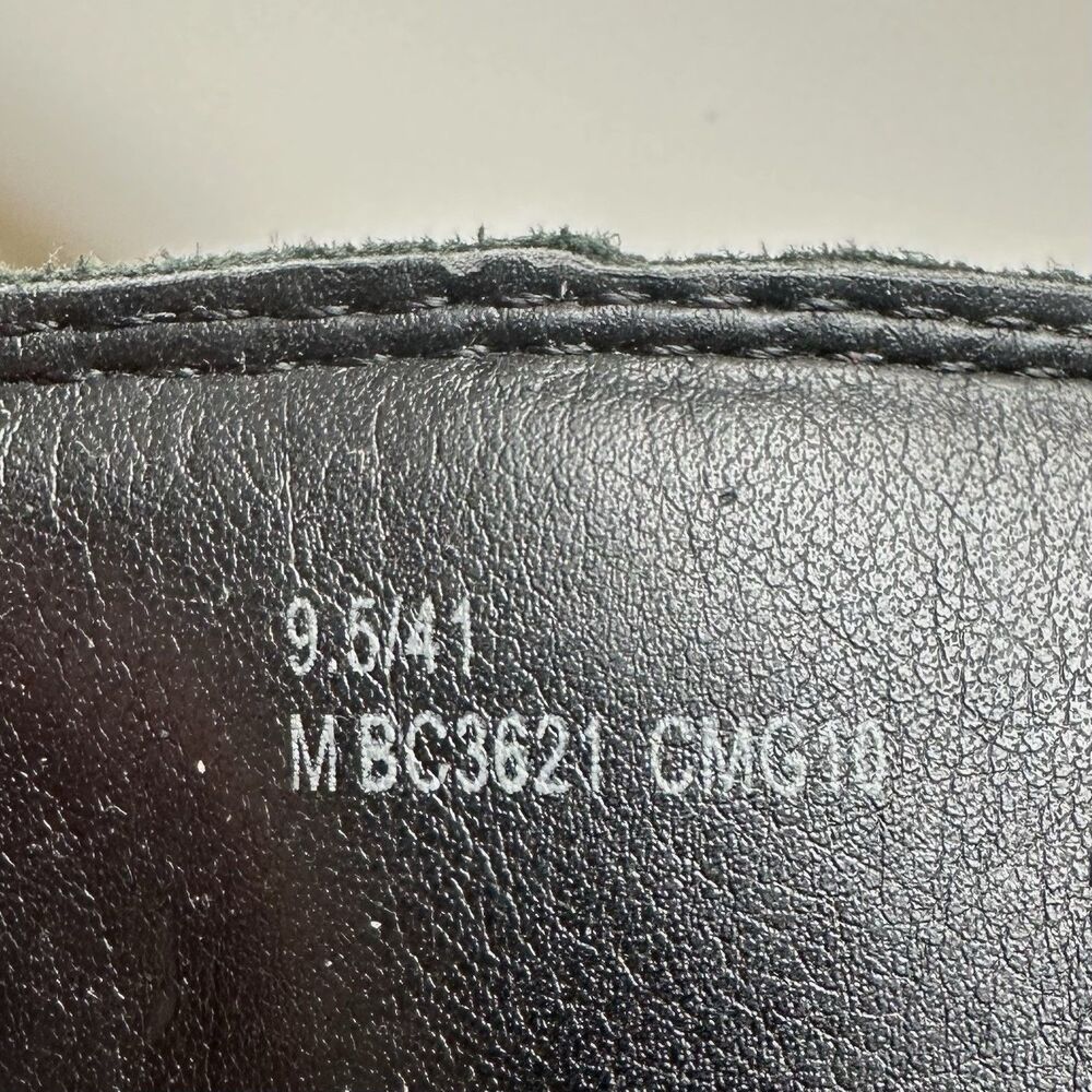 boc Black Leather Knee-High Zip Riding Boots - Picture 2 of 11